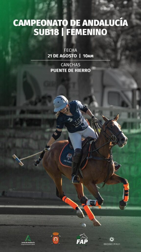 Cartel campeonato Andalucía sub 18 femenino - Federación Andaluza de Polo